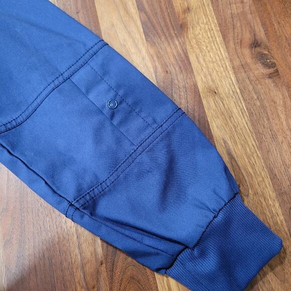 Dickies Snap Front Warm Up Jacket 85304A Navy Size XL - Picture 3 of 8